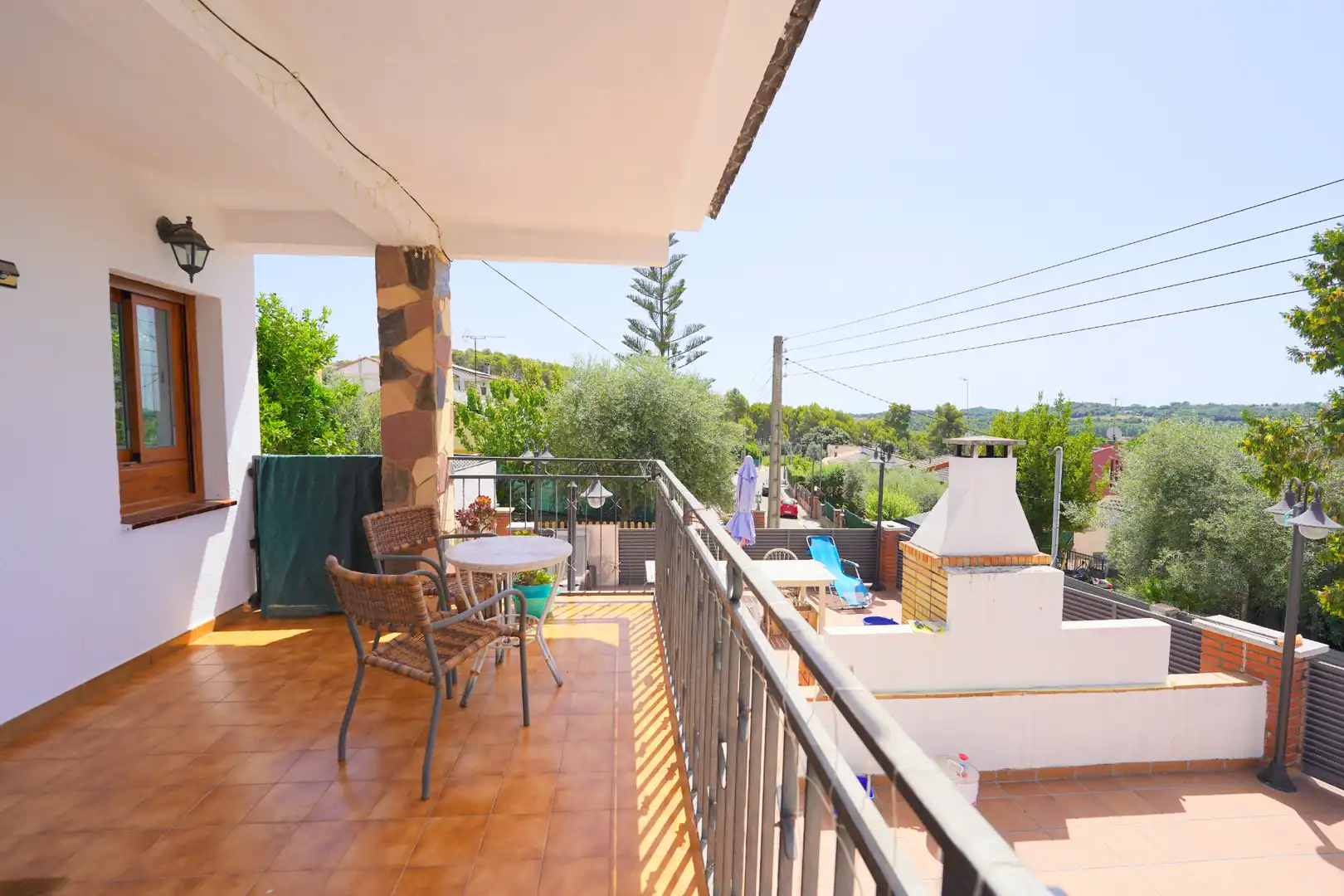 Terrassa de Casa o xalet en venda en Bigues i Riells del Fai amb Calefacció, Terrassa i Piscina