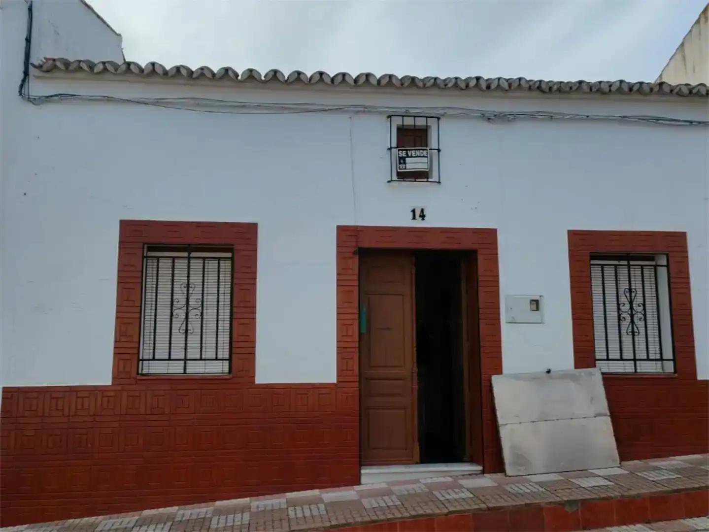 Vista exterior de Casa adosada en venta en Campillo de Llerena con Trastero