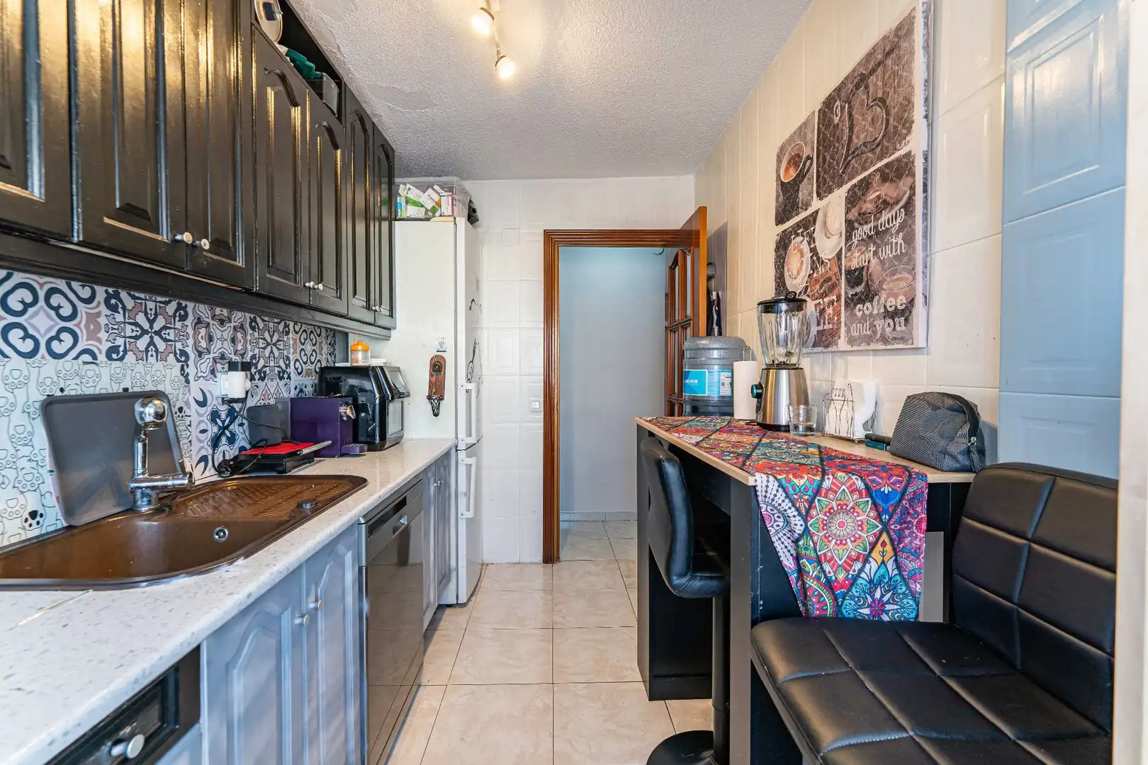 Kitchen of Flat for sale in Móstoles  with Heating and Terrace