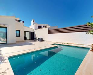 Swimming pool of Single-family semi-detached for sale in  Murcia Capital  with Air Conditioner, Heating and Private garden