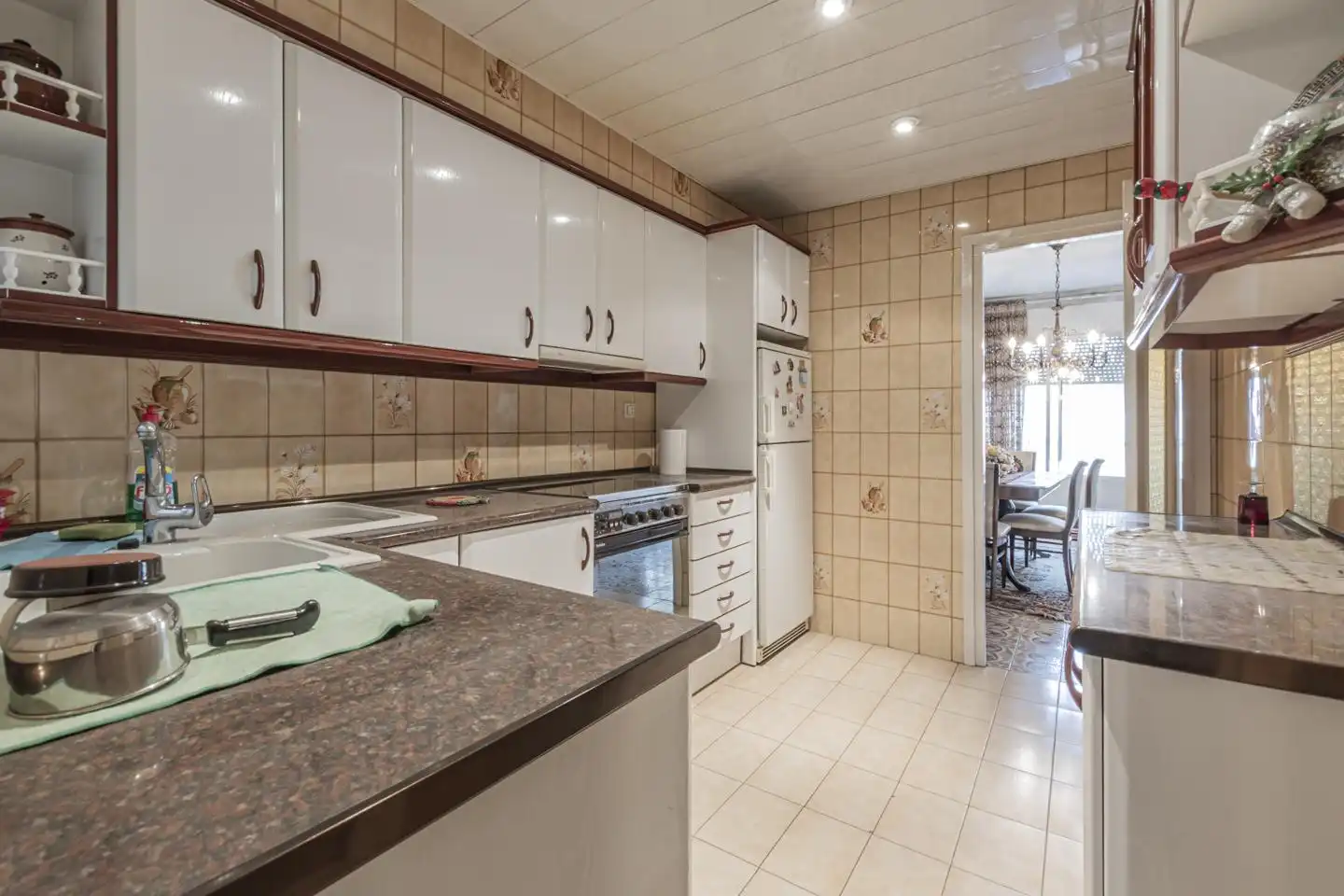 Kitchen of Flat for sale in Terrassa  with Terrace and Balcony