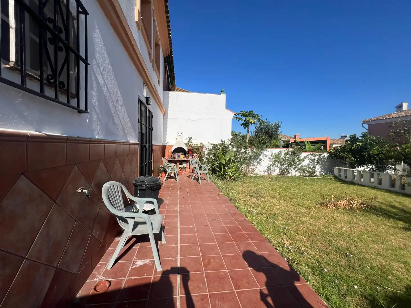 Garden of Detached homes for sale in Algeciras