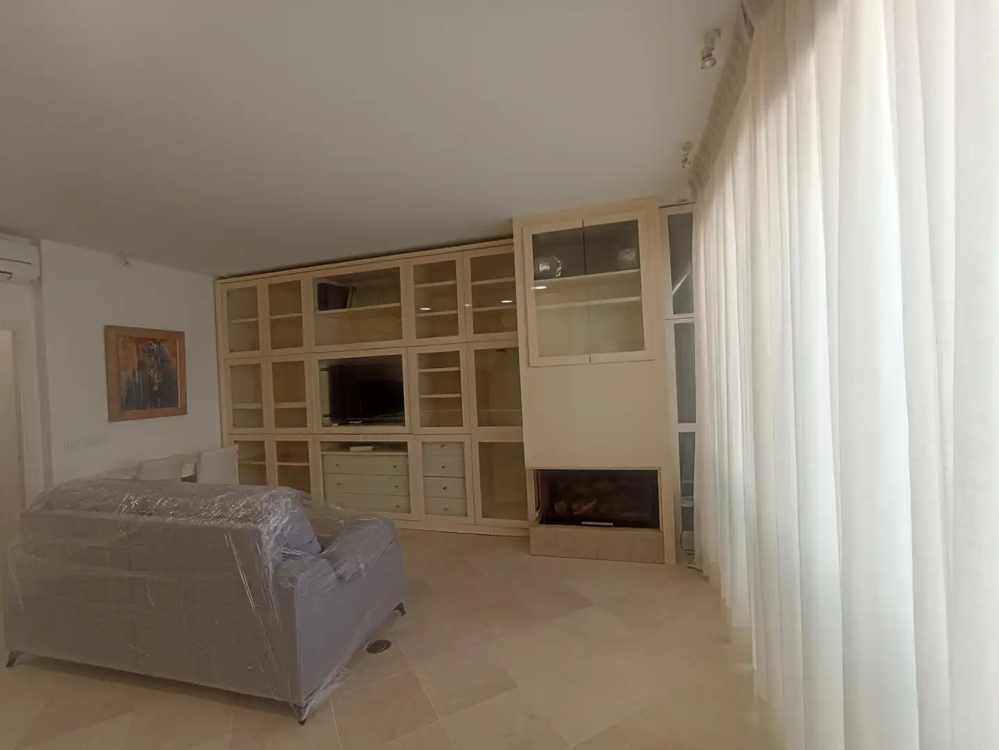 Sala de estar de Piso en venta en Sevilla con Aire acondicionado, Trastero y Amueblado
