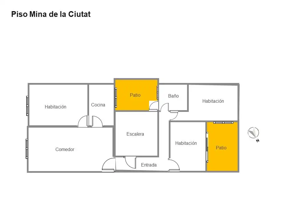 Piso en venta en Barcelona con Calefacción y Horno