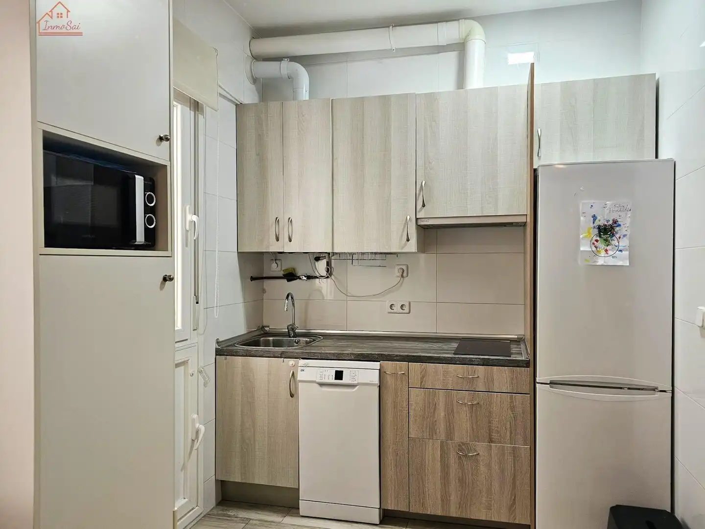 Cocina de Piso de alquiler en Madrid con Aire acondicionado, Calefacción y Amueblado