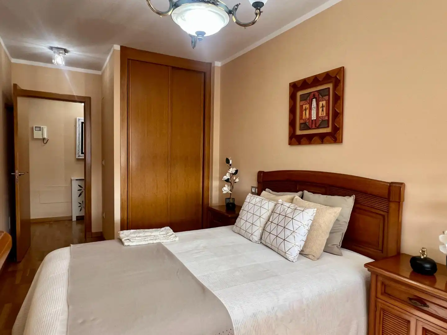 Bedroom of Flat for sale in Cambre   with Heating, Terrace and Storage room
