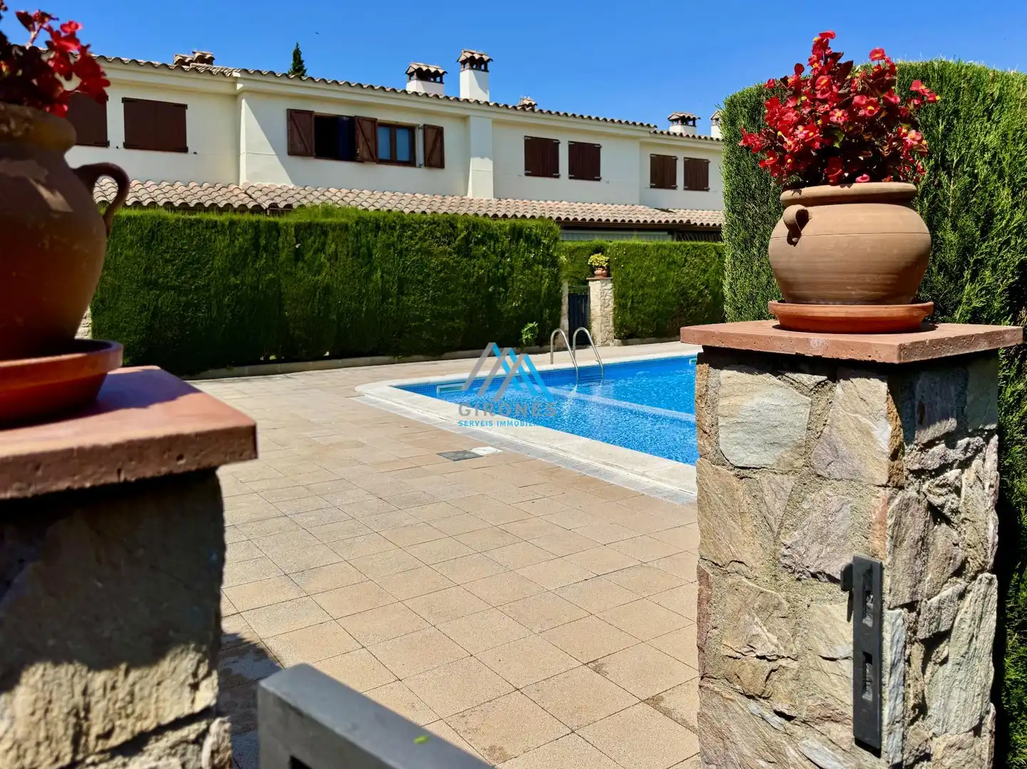 Piscina de Casa adosada de lloguer en Calonge i Sant Antoni amb Terrassa, Traster i Moblat