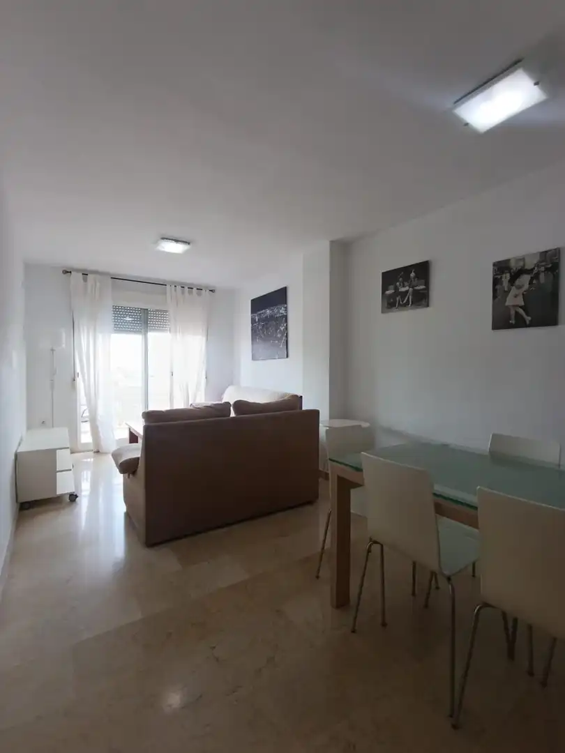 Living room of Flat for rent in Murcia  with Air Conditioner, Heating and Private garden