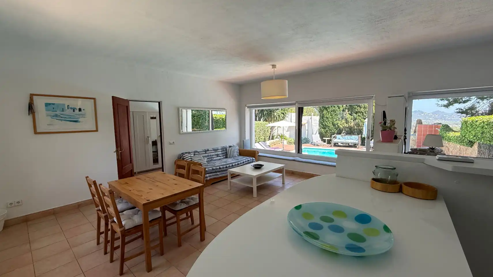 Living room of Houses for sale in Sant Antoni de Portmany  with Air Conditioner, Heating and Private garden