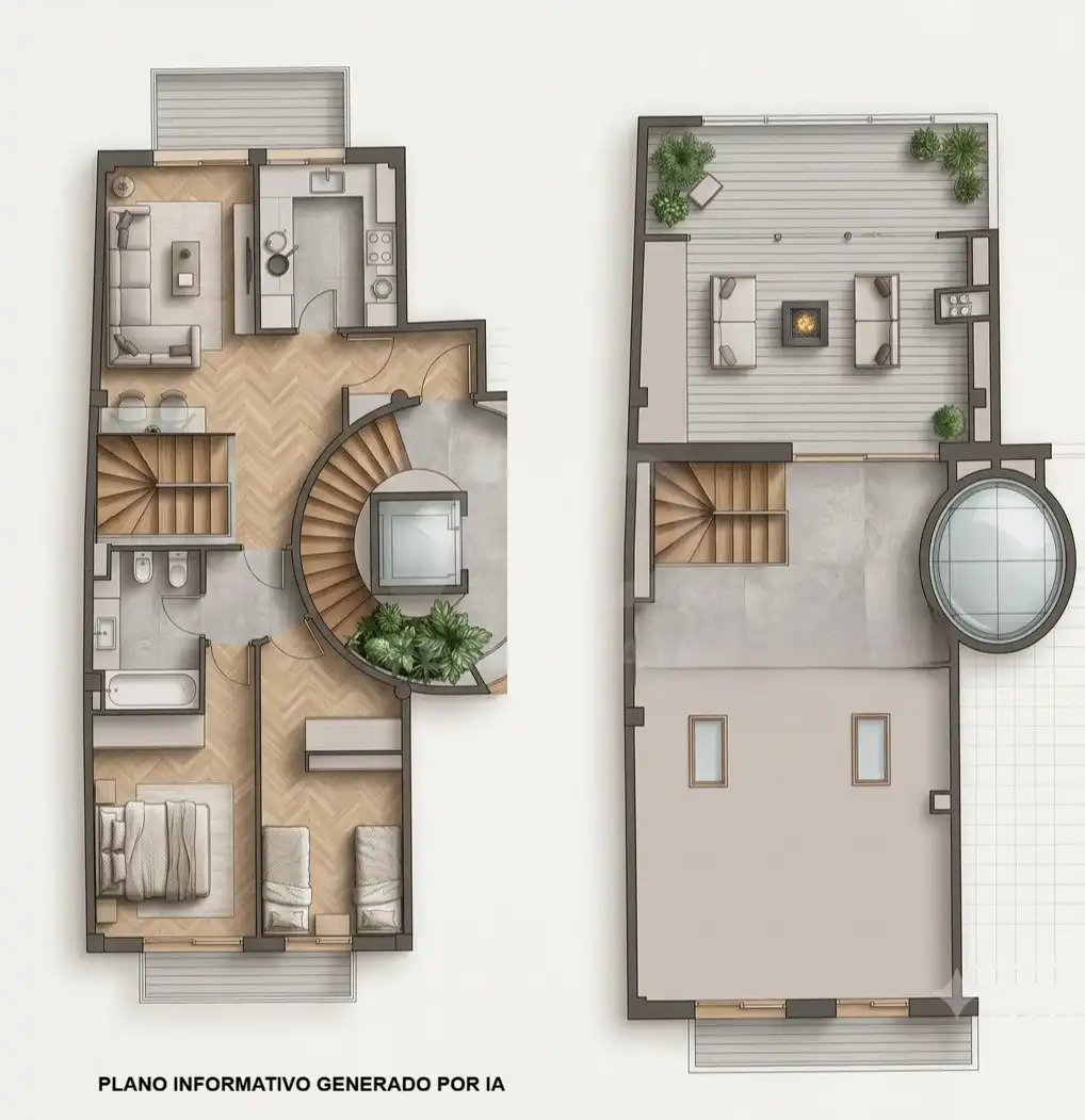 Dúplex en venta en Sant Cugat del Vallès con Aire acondicionado, Calefacción y Terraza
