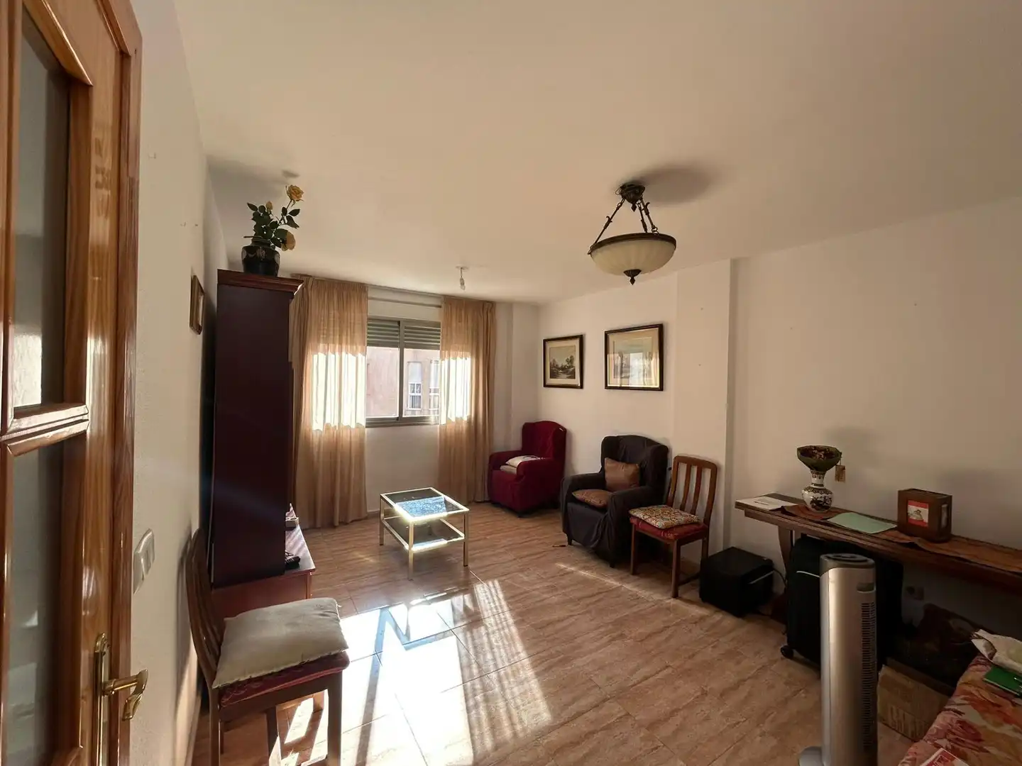 Sala d'estar de Pis en venda en Murcia amb Aire condicionat, Calefacció i Moblat