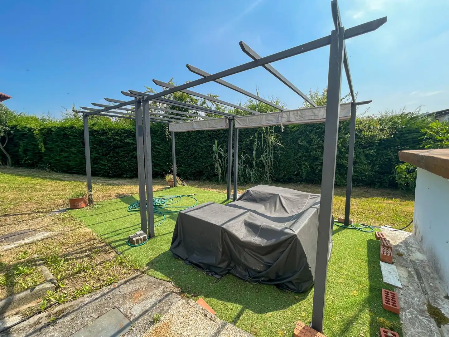Garden of Houses for sale in Abanto y Ciérvana-Abanto Zierbena  with Heating, Private garden and Storage room