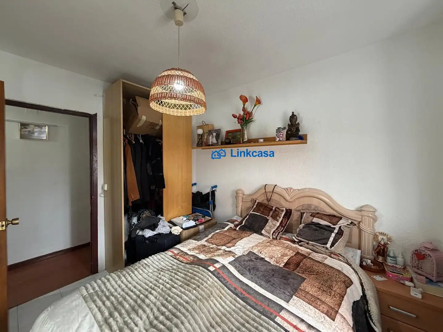 Bedroom of Flat for sale in Fuenlabrada  with Air Conditioner, Heating and Balcony