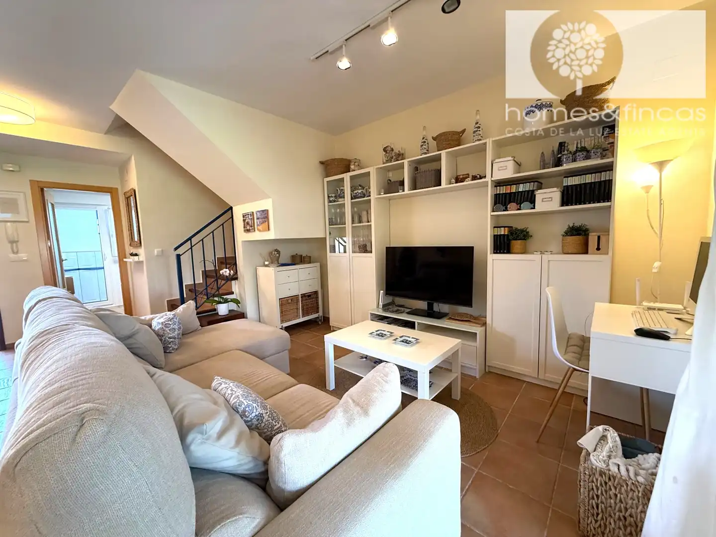 Living room of Houses for sale in Ayamonte  with Air Conditioner, Terrace and Furnished