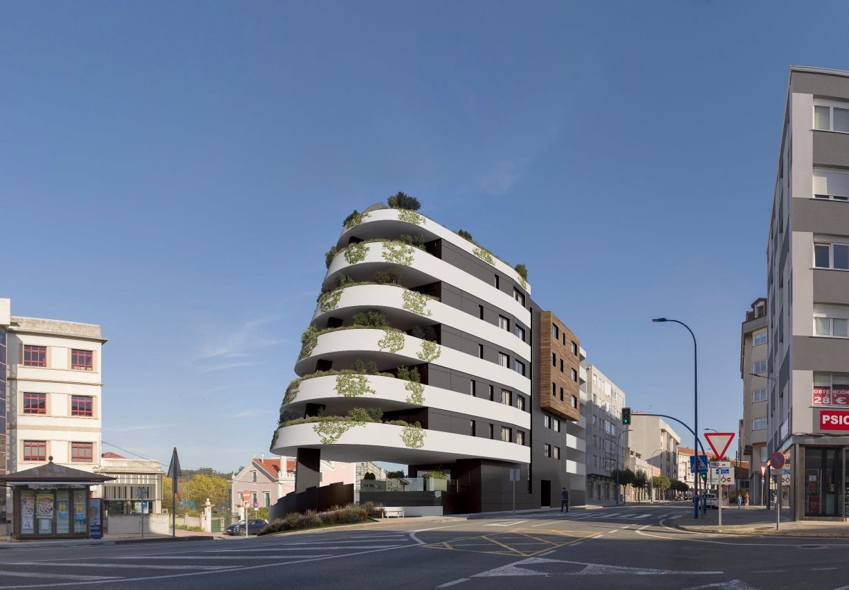 Vista exterior de Pis en venda en Culleredo amb Aire condicionat, Calefacció i Terrassa