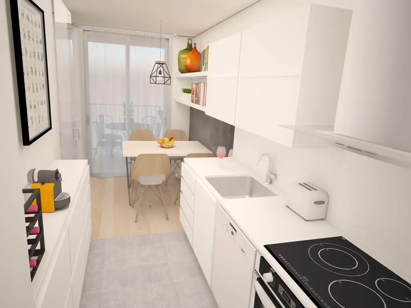Cocina de Piso en venta en Vilafranca del Penedès con Aire acondicionado, Terraza y Trastero