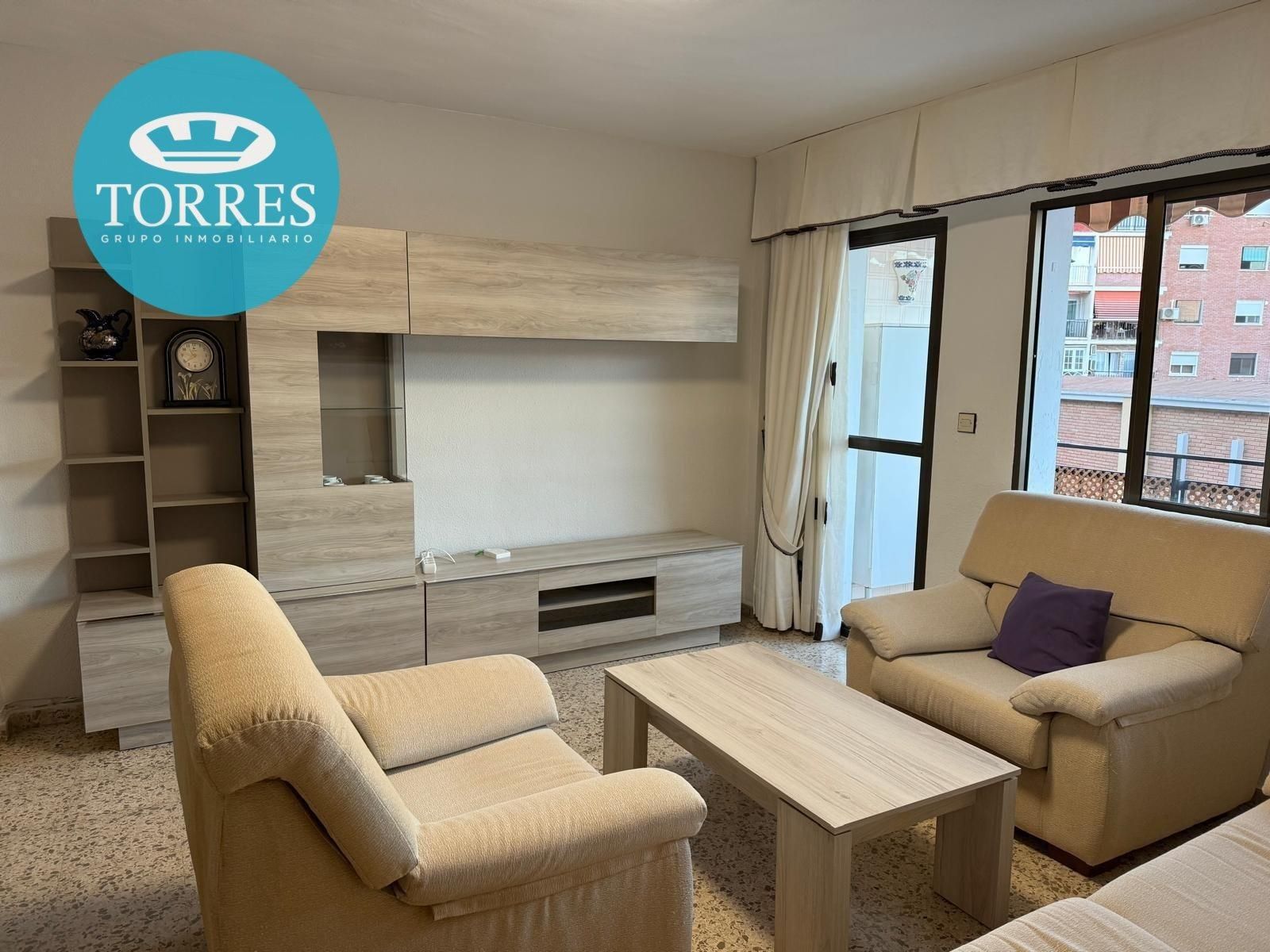 Living room of Flat for sale in Málaga Capital  with Private garden and Terrace