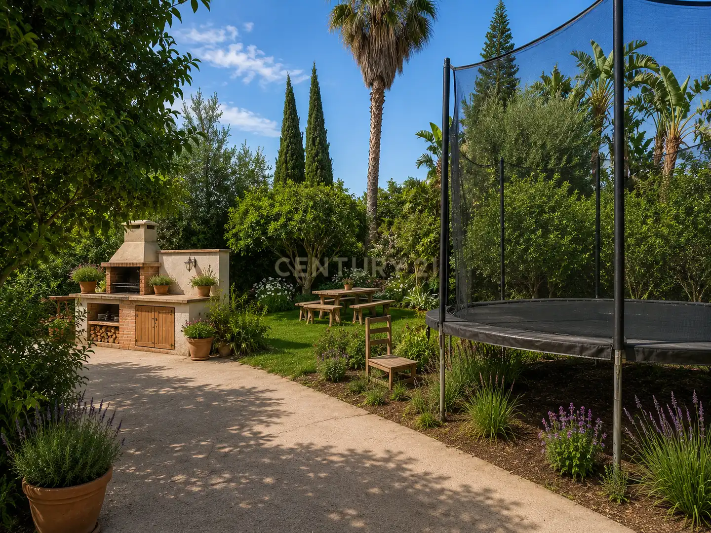 Jardín de Finca rústica en venta en Alhaurín El Grande con Aire acondicionado, Jardín privado y Trastero