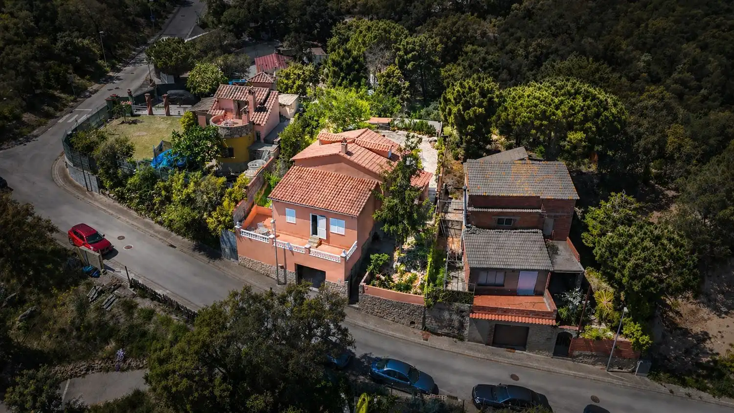 Vista exterior de Casa o xalet en venda en Llagostera amb Jardí privat, Terrassa i Traster