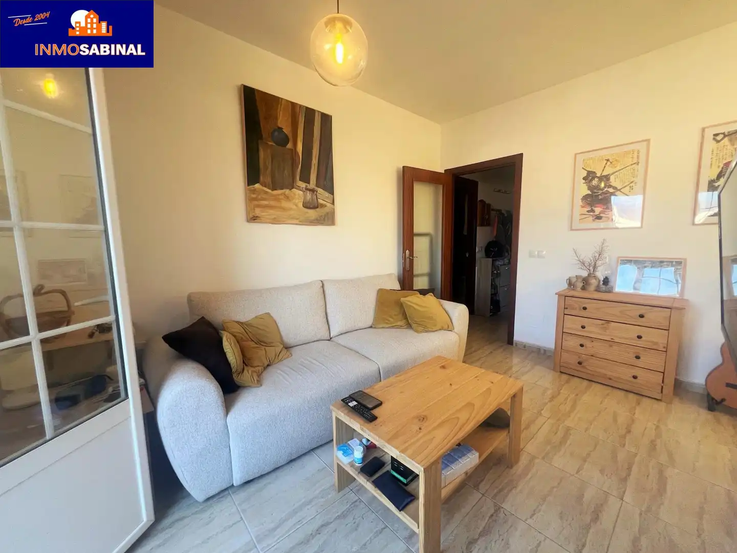 Living room of Attic for sale in Roquetas de Mar ciudad