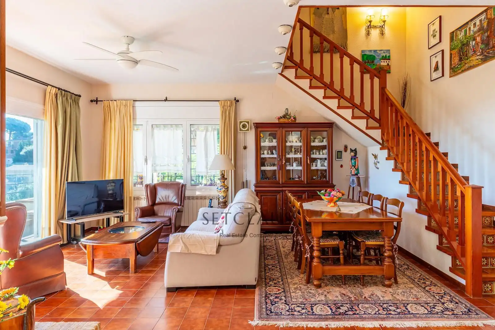 Sala de estar de Casa o chalet en venta en Cabrils con Aire acondicionado, Calefacción y Trastero