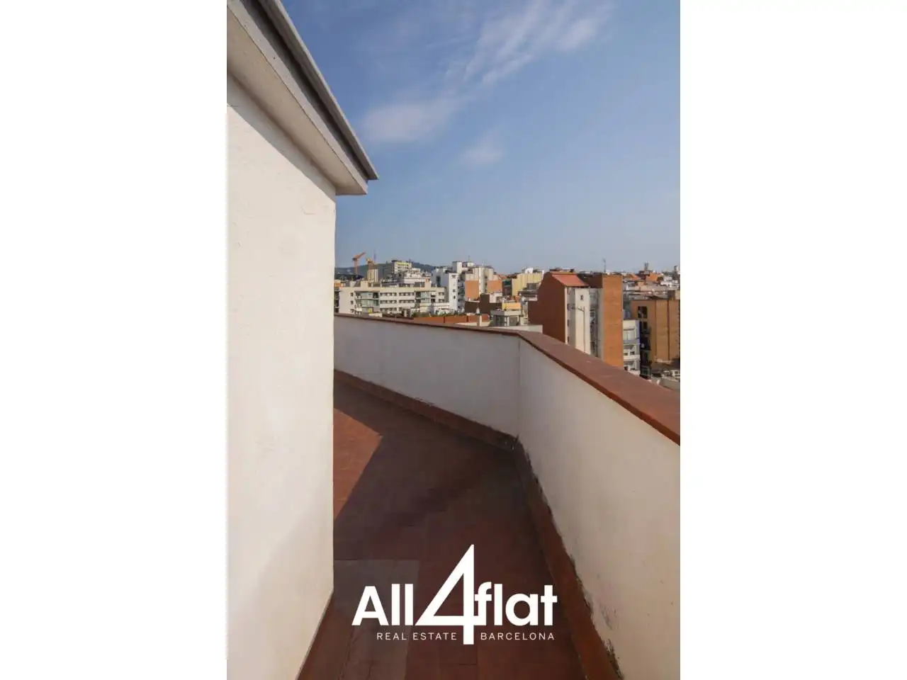 Terrassa de Àtic de lloguer en Barcelona amb Aire condicionat, Parquet i Terrassa