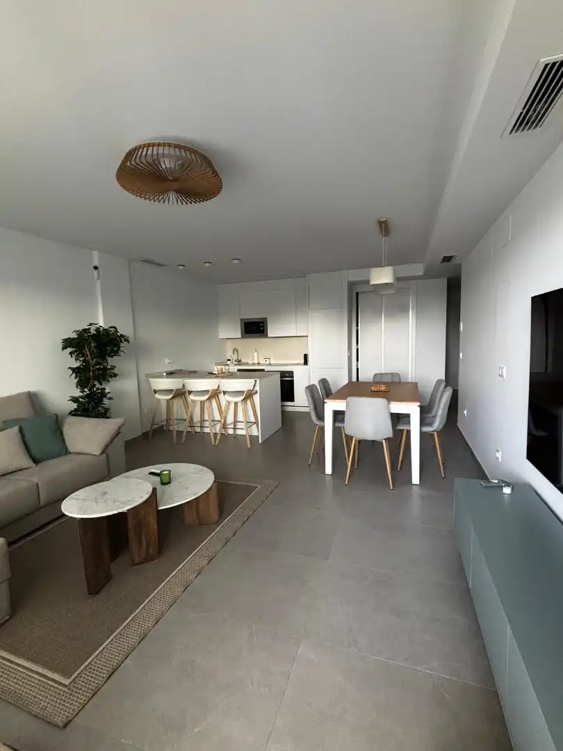 Cocina de Piso de alquiler en El Campello con Aire acondicionado, Calefacción y Terraza