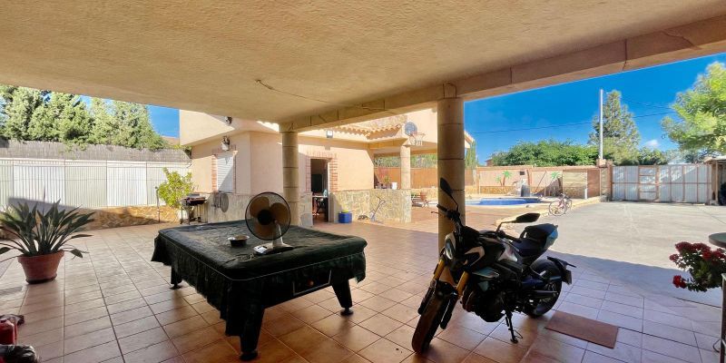 Exterior view of House or chalet for sale in  Murcia Capital  with Air Conditioner, Private garden and Terrace