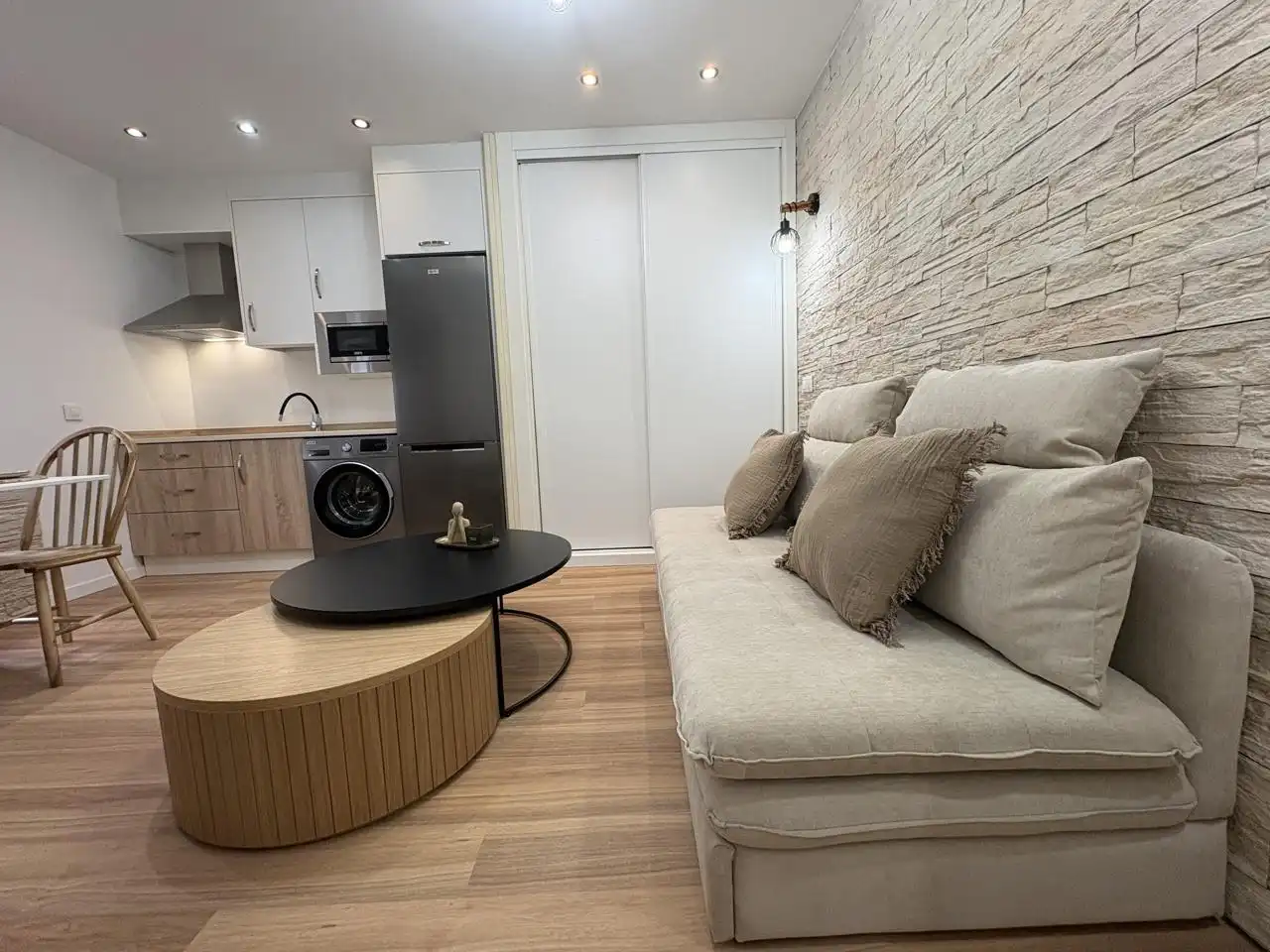 Wohnzimmer von Wohnung zum Verkauf in Madrid mit Klimaanlage, Heizung und Möbliert