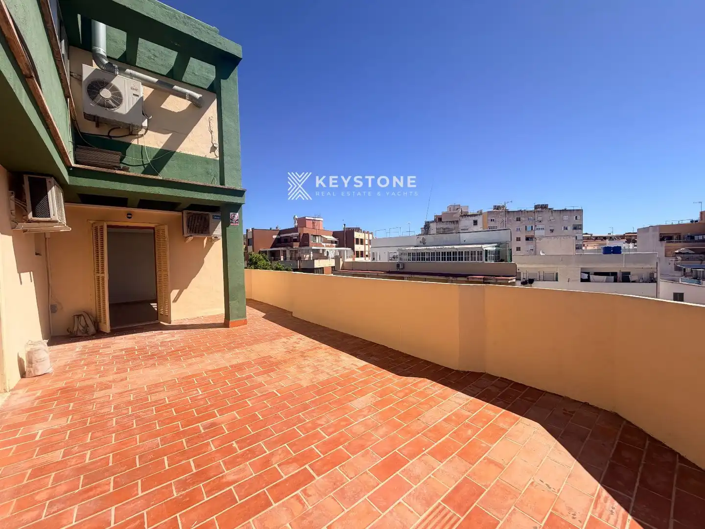 Terrasse von Dachboden zur Miete in  Palma de Mallorca mit Klimaanlage und Terrasse