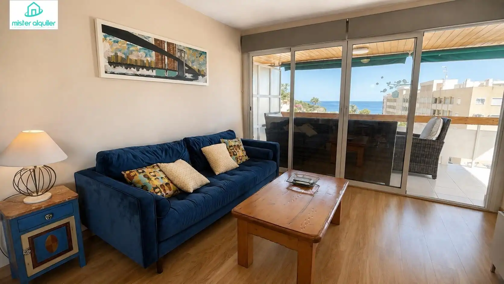 Living room of Apartments for rent in El Campello  with Air Conditioner, Heating and Terrace