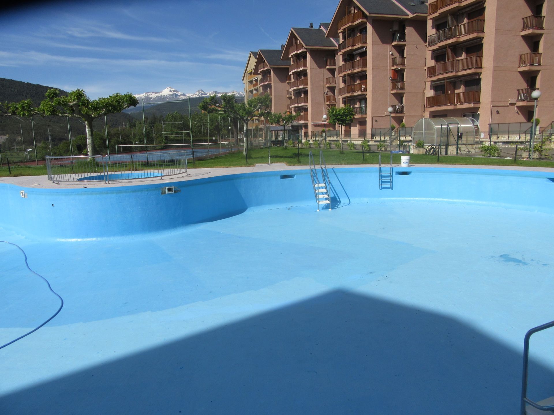 Swimming pool of Apartment for sale in Jaca  with Heating, Terrace and Community pool