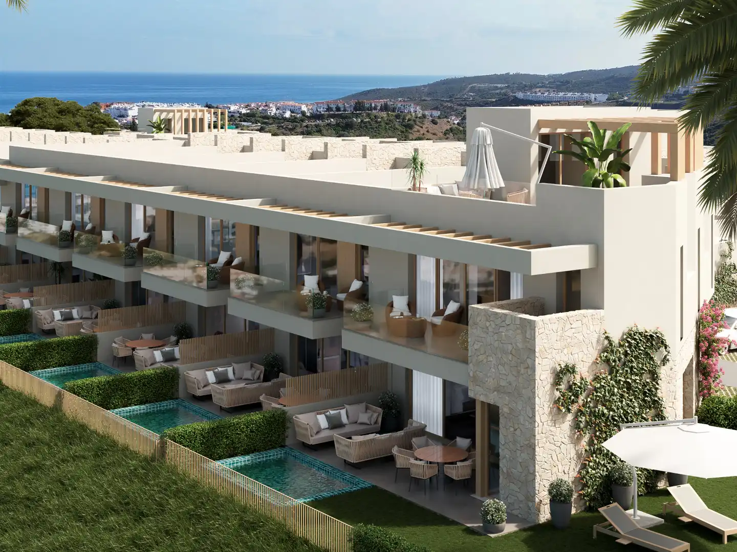Terrassa de Casa o xalet en venda en Estepona amb Terrassa, Piscina i Alarma