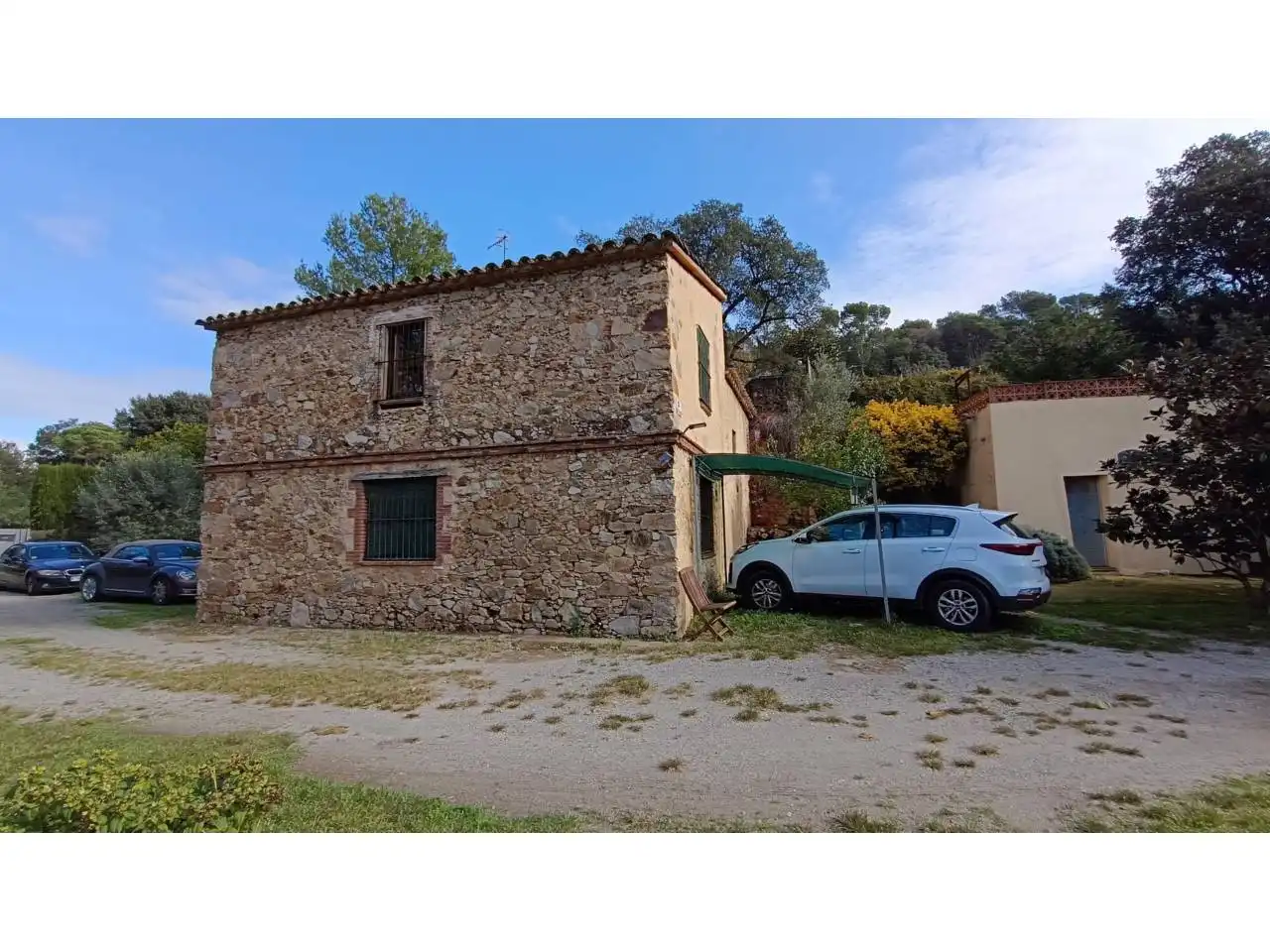 Vista exterior de Finca rústica en venta en Llinars del Vallès con Calefacción, Jardín privado y Terraza