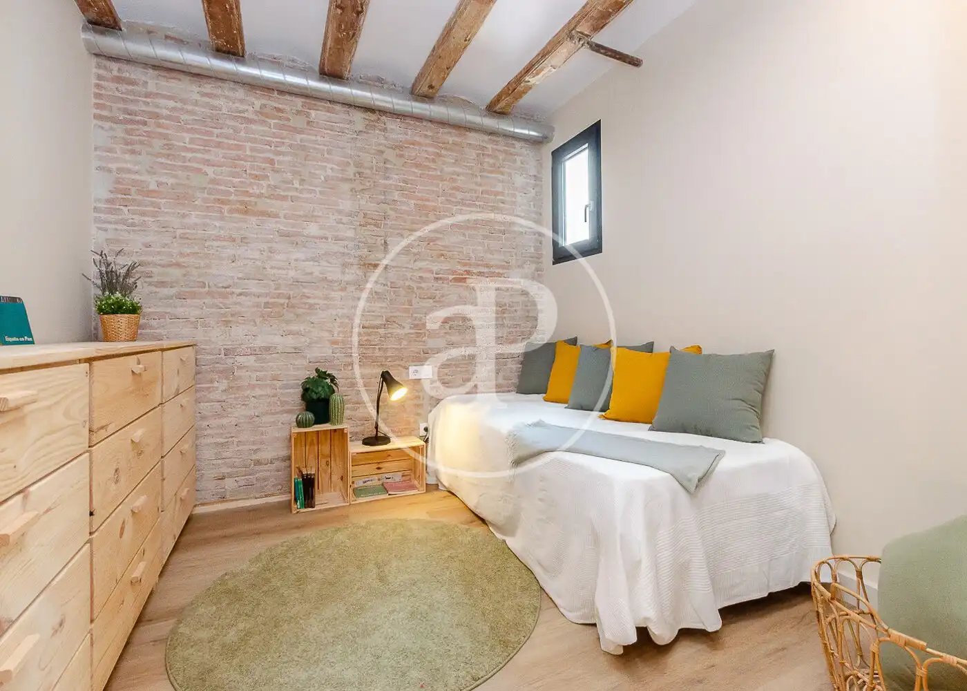 Schlafzimmer von Wohnung zum Verkauf in Barcelona mit Heizung und Balkon