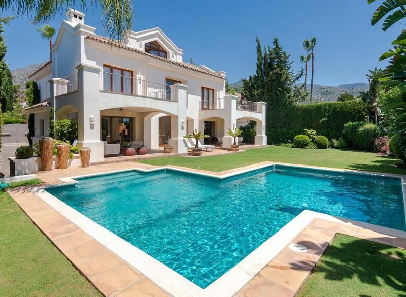 Garden of House or chalet to rent in Marbella  with Air Conditioner, Heating and Terrace