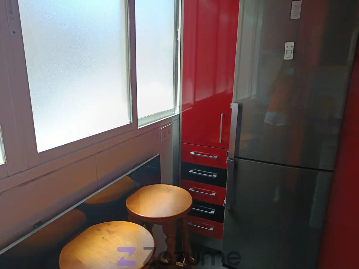 Kitchen of Flat for rent in Madrid  with Air Conditioner, Heating and Parquet flooring