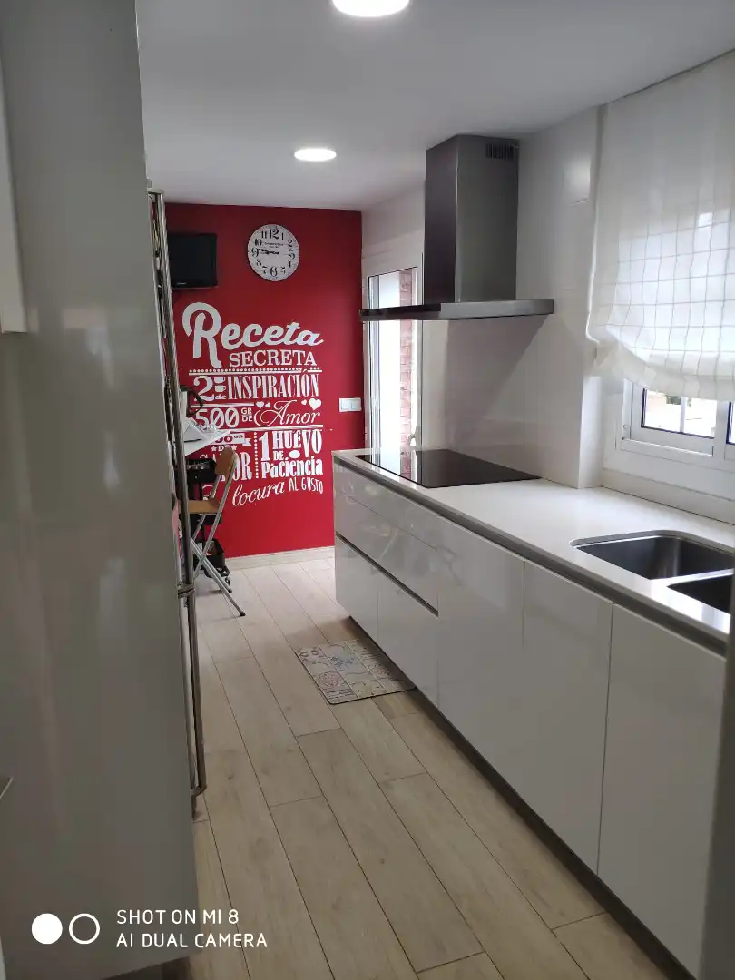 Cocina de Casa adosada en venta en Cubelles con Aire acondicionado, Calefacción y Jardín privado