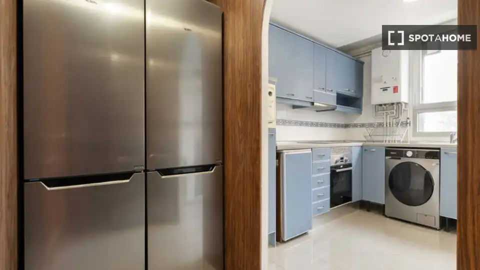 Kitchen of Flat for rent in Madrid  with Air Conditioner, Heating and Furnished