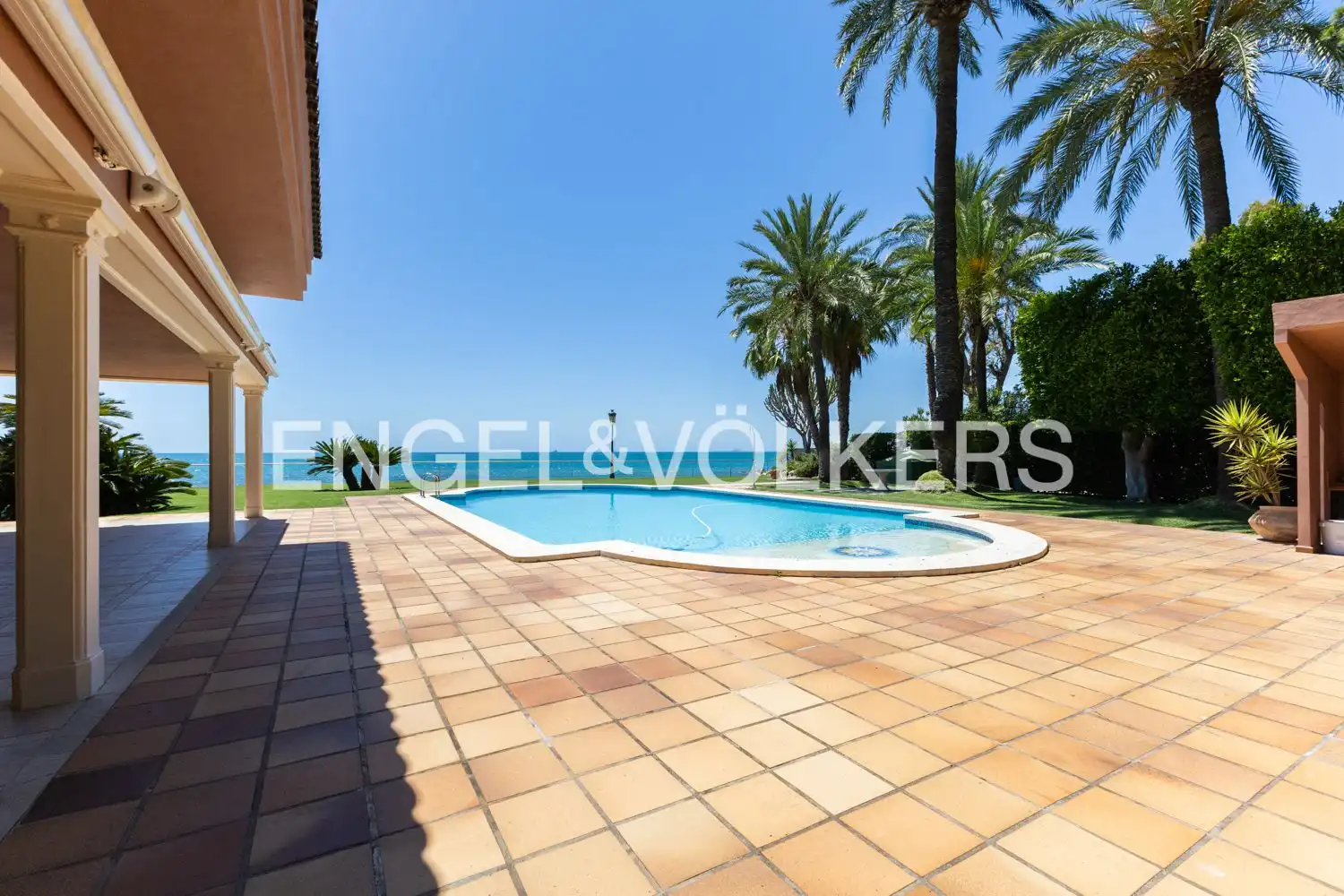 Piscina de Casa adosada de lloguer en Oropesa del Mar / Orpesa amb Aire condicionat, Calefacció i Jardí privat