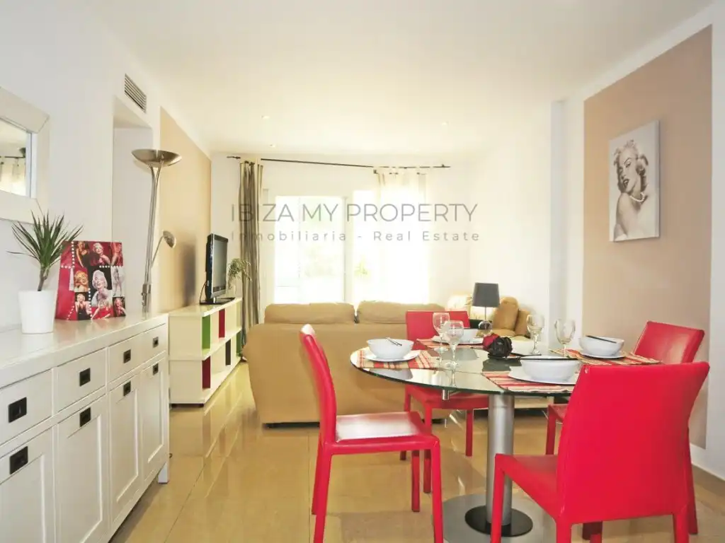 Comedor de Apartamento de alquiler en Eivissa con Amueblado, Horno y Lavadora