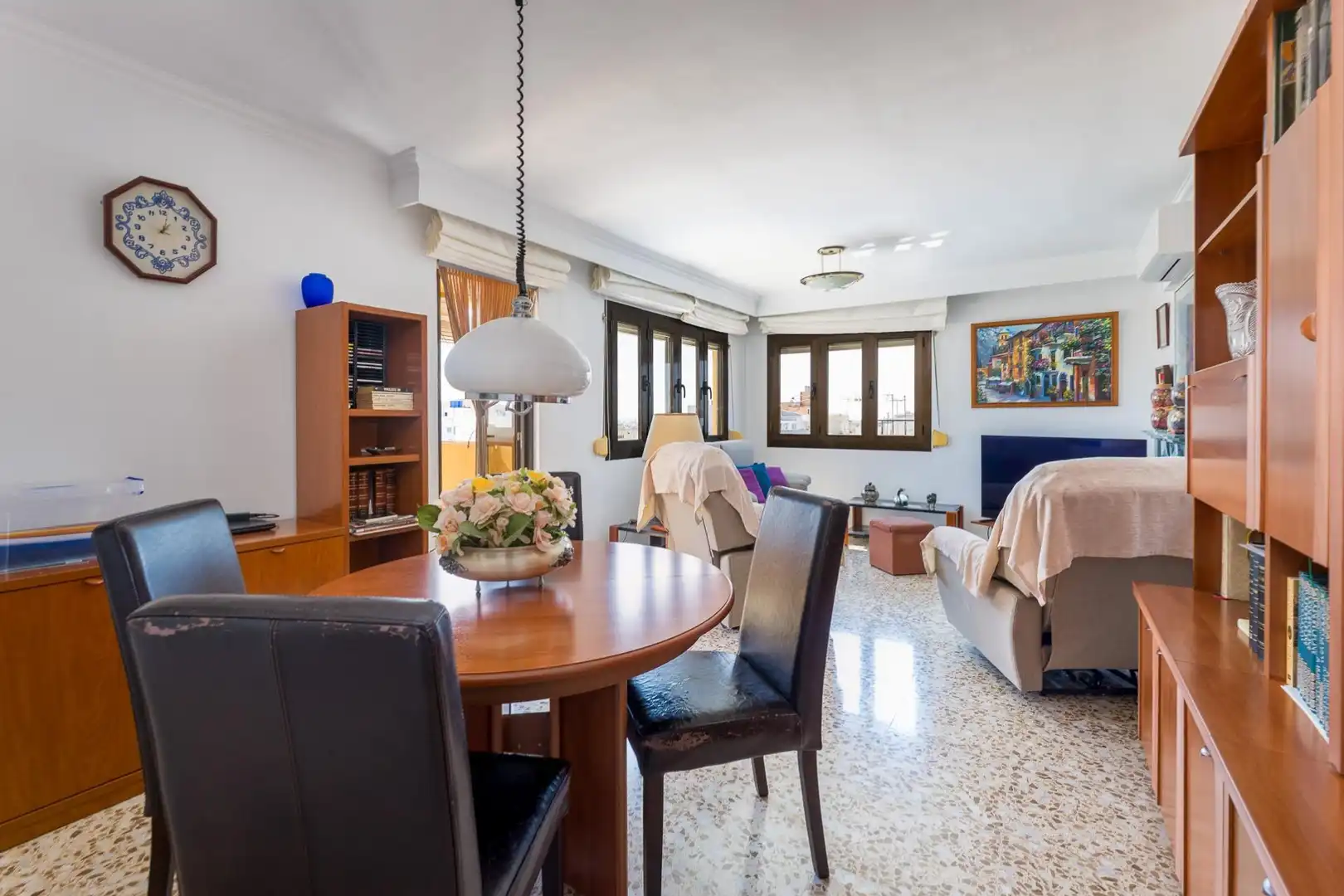 Sala d'estar de Àtic en venda en  Palma de Mallorca amb Calefacció, Terrassa i Traster