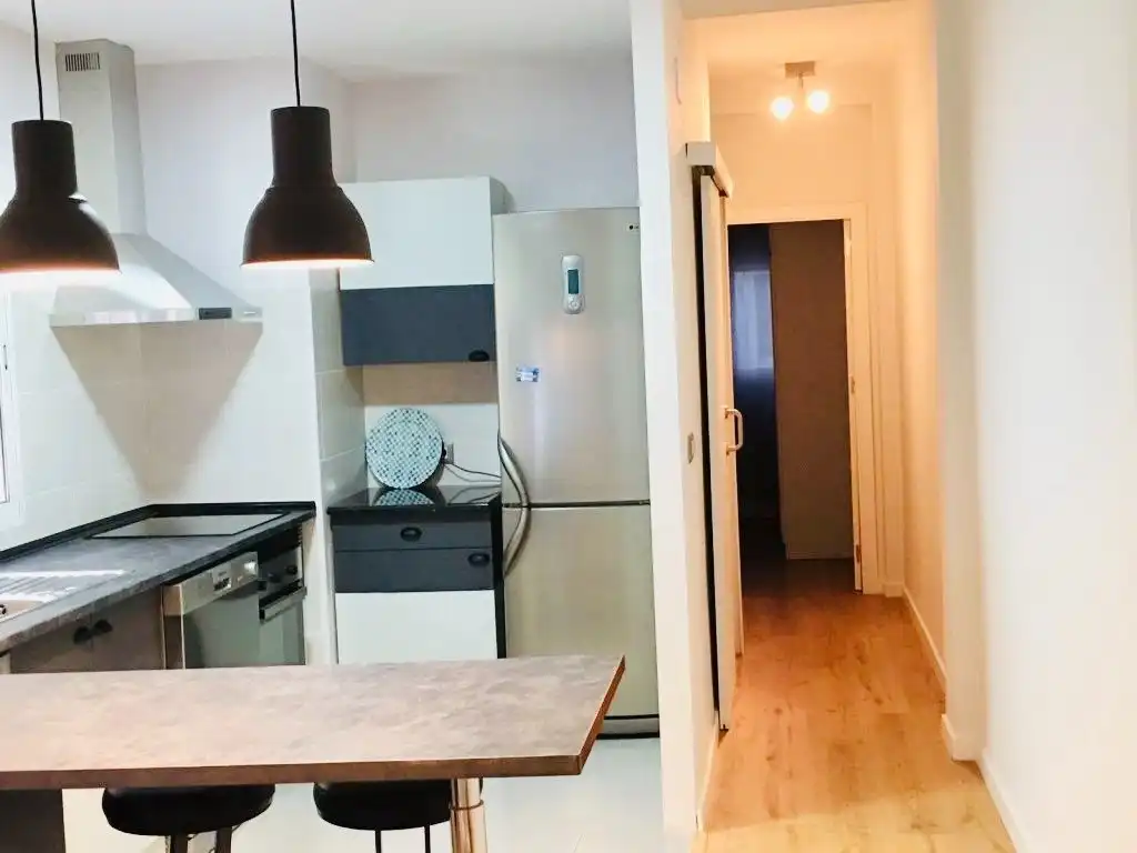 Cocina de Piso de alquiler en Valencia con Aire acondicionado, Calefacción y Parquet