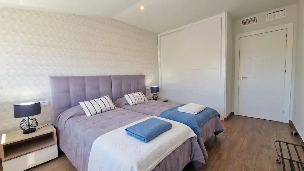 Bedroom of Attic for sale in Málaga  with Air Conditioner, Terrace and Furnished