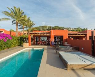 Exterior view of Single-family semi-detached to rent in Sant Josep de sa Talaia  with Air Conditioner, Heating and Terrace