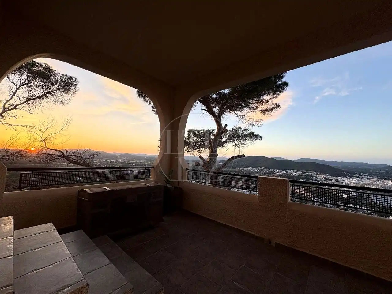 Terrassa de Casa o xalet de lloguer en Santa Eulària des Riu amb Aire condicionat, Jardí privat i Terrassa