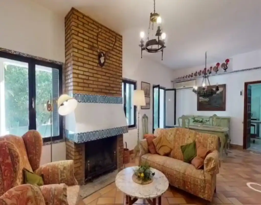 Sala de estar de Casa o chalet en venta en Beas con Jardín privado