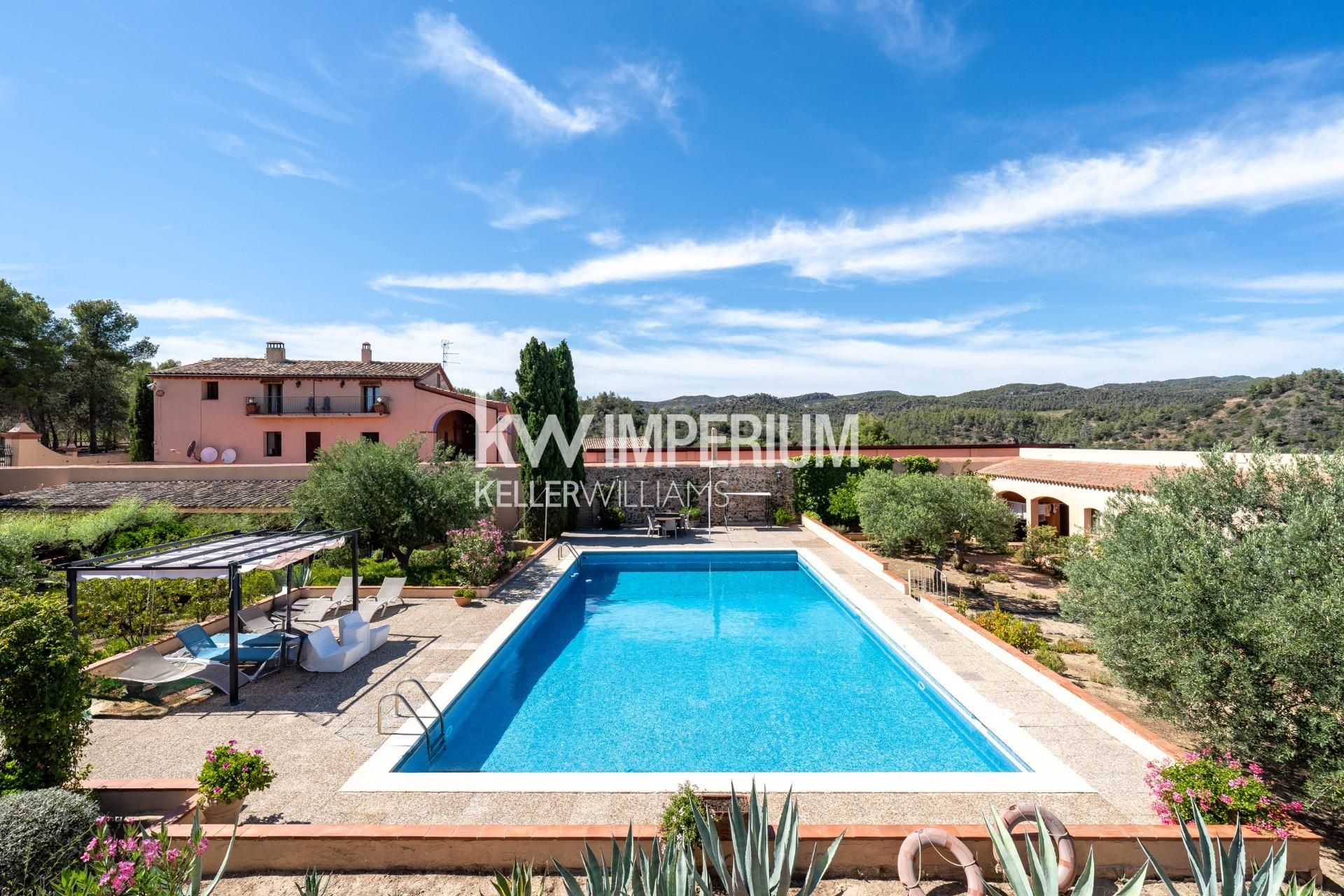 Piscina de Finca rústica en venda en El Molar (Tarragona) amb Aire condicionat, Calefacció i Jardí privat