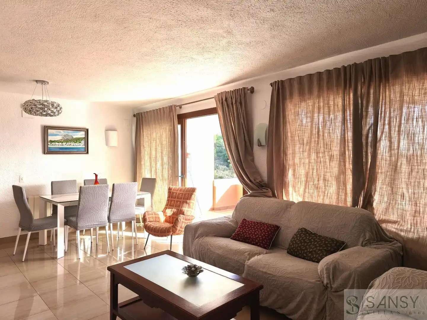 Living room of Houses for sale in Jávea / Xàbia  with Air Conditioner, Heating and Terrace
