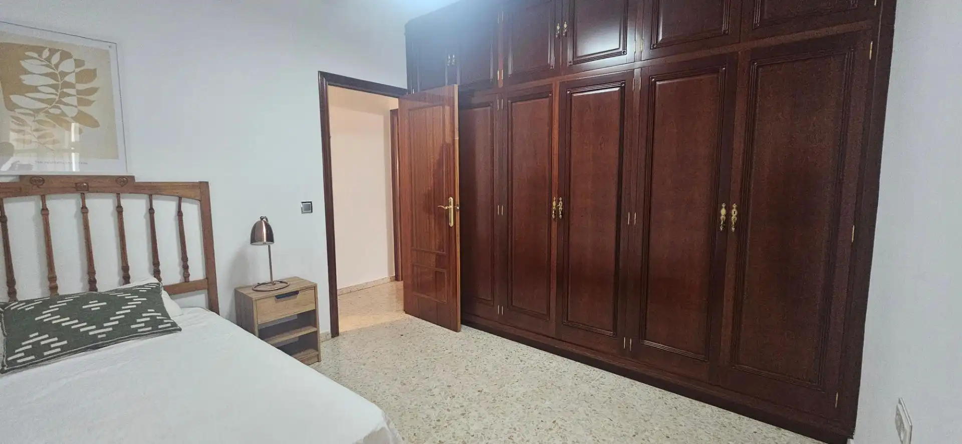 Schlafzimmer von Wohnung zur Miete in Dos Hermanas mit Klimaanlage, Terrasse und Möbliert